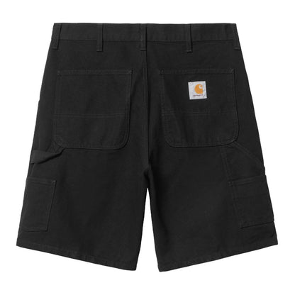 Carhartt WIP Double Knee Short - Black Rinsed