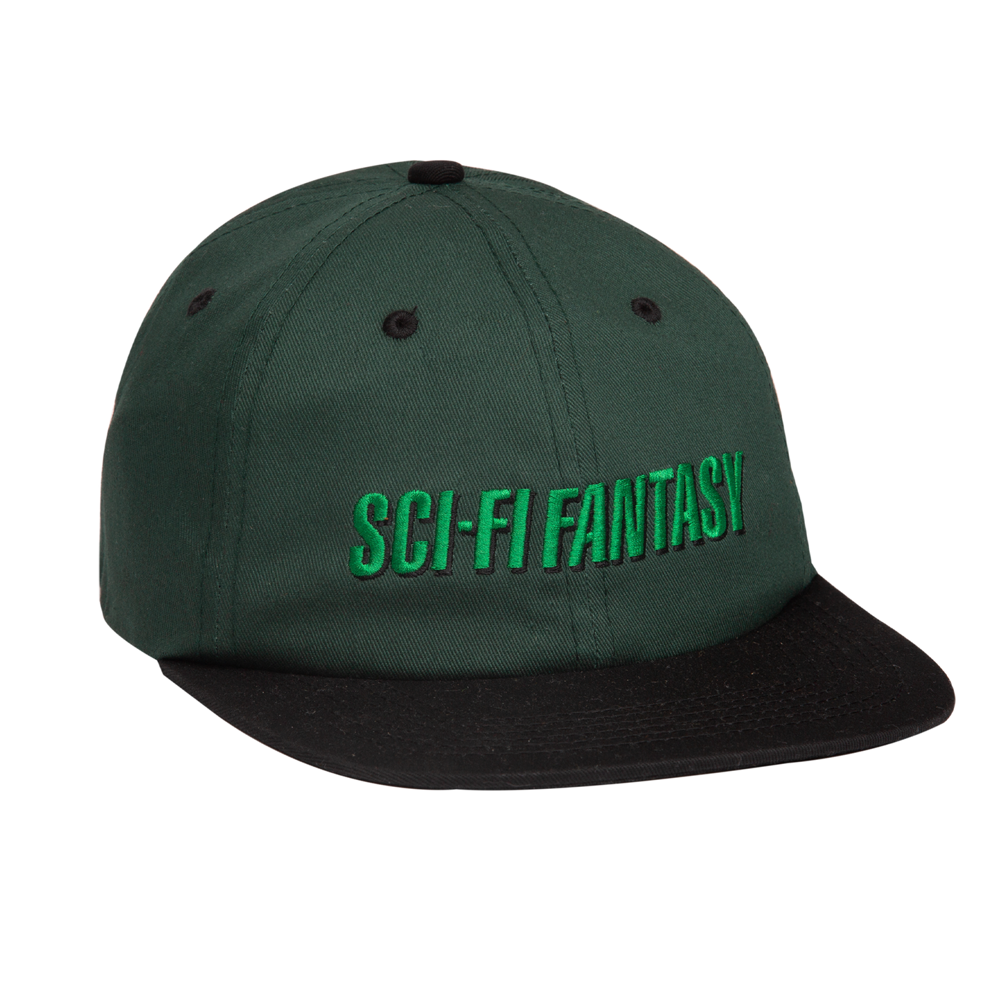 Sci-Fi Fantasy Fast Logo Hat - Forest/Black