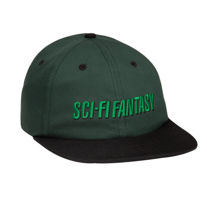 Sci-Fi Fantasy Fast Logo Hat - Forest/Black