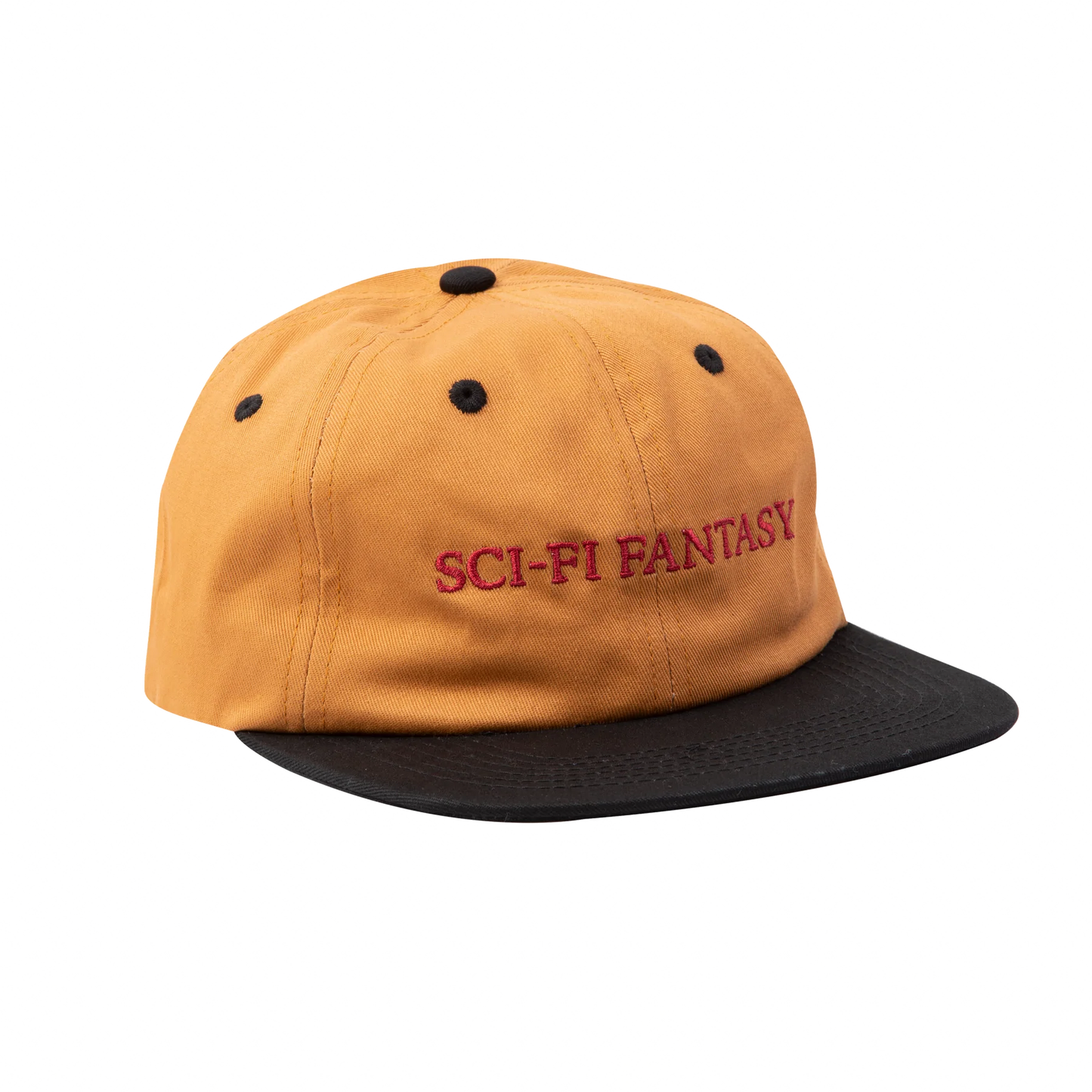 Sci-Fi Fantasy Flat Logo Hat - Brown/Black