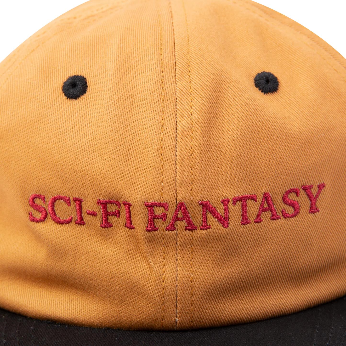 Sci-Fi Fantasy Flat Logo Hat - Brown/Black