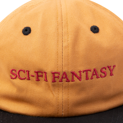 Sci-Fi Fantasy Flat Logo Hat - Brown/Black