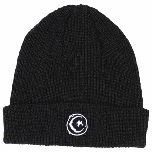 Foundation Star & Moon Beanie - Black