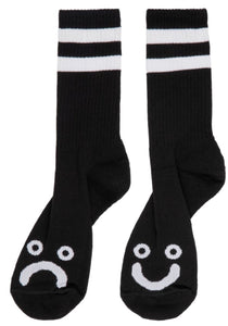 Polar Happy Sad Socks - Black