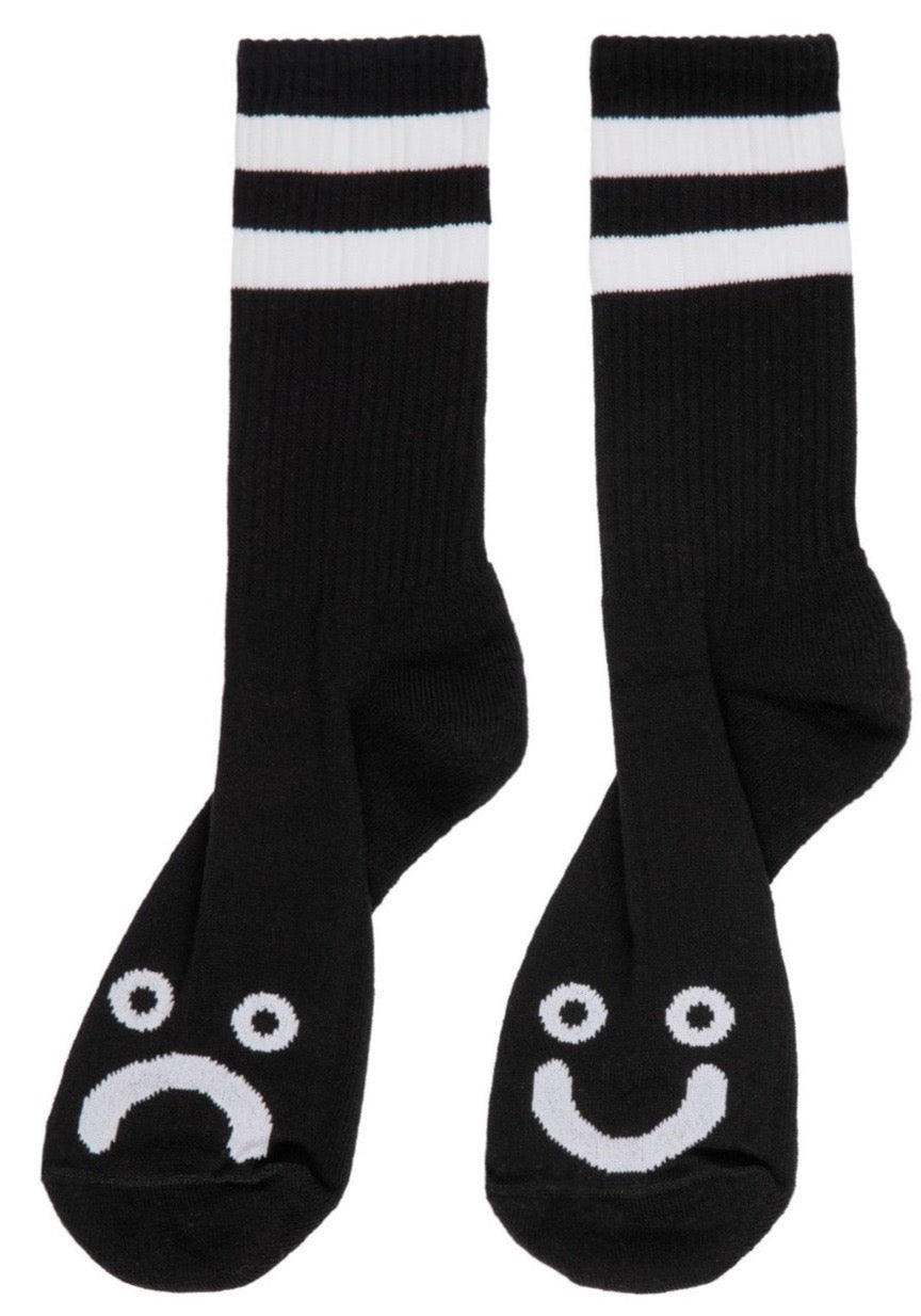 Polar Happy Sad Socks - Black