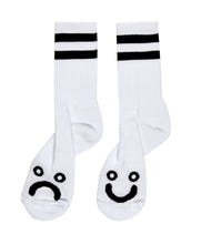 Load image into Gallery viewer, Polar Happy Sad Socks - White