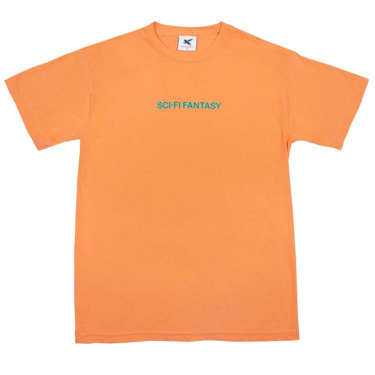 Sci-Fi Fantasy Helvetica Tee - Dark Orange