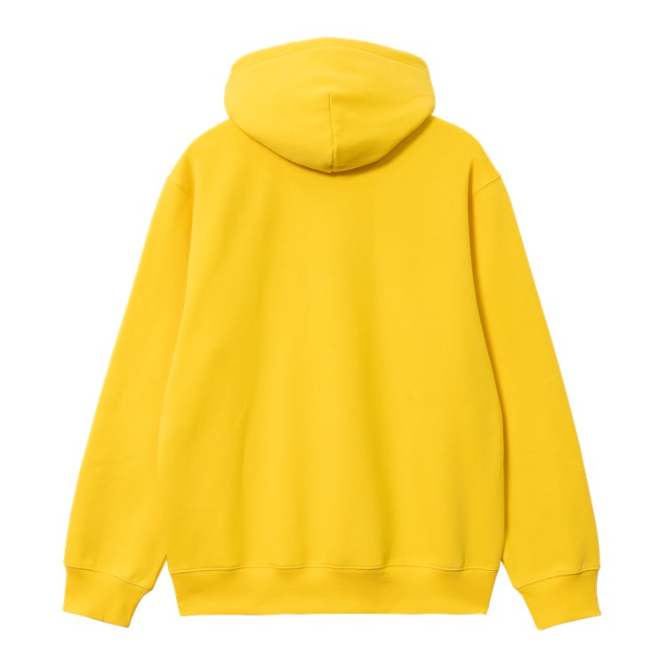 Carhartt WIP Logo Hoodie - Buttercup/Black