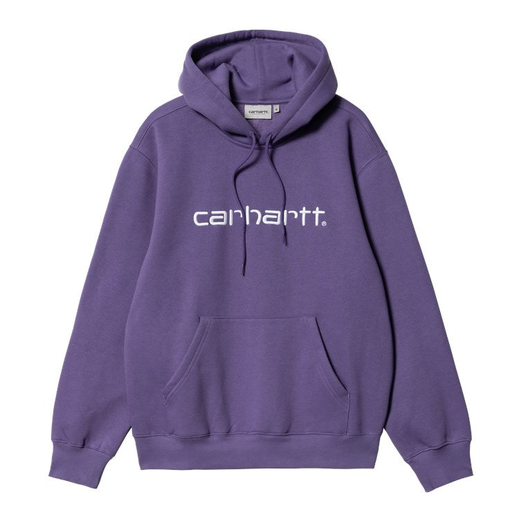 Carhartt WIP Logo Hoodie - Arrenga/White