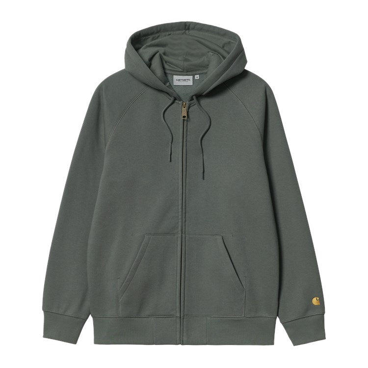 Carhartt WIP Hooded Chase Jacket - Thyme/Gold