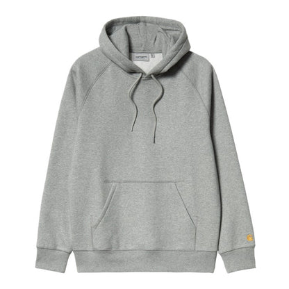 Carhartt WIP Chase Hoodie - Grey Heather/Gold