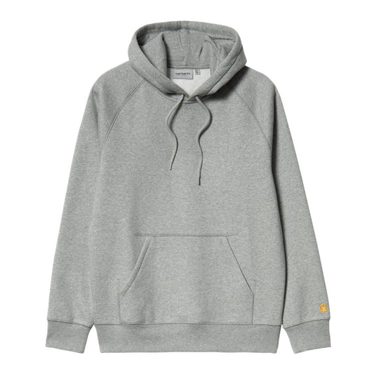 Carhartt WIP Chase Hoodie - Grey Heather/Gold