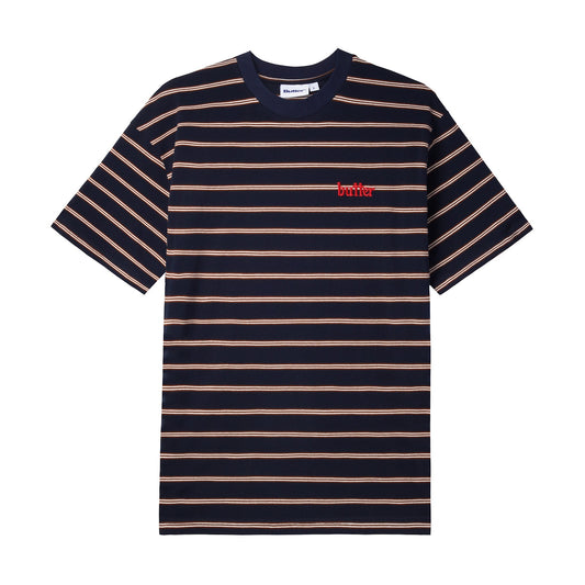 Butter Goods Hyde Stripe Tee - Black