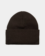 Load image into Gallery viewer, Carhartt WIP Chase Beanie - Dark Umber/Gold
