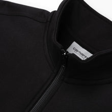 Load image into Gallery viewer, Carhartt WIP Half Zip American Script Sweatshirt - Black