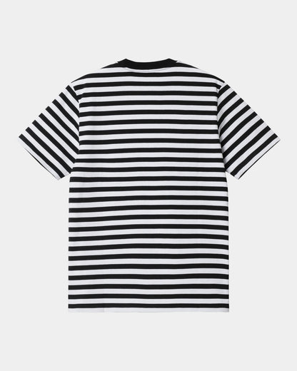 Carhartt WIP Scotty Stripe Pocket Tee - Black/White