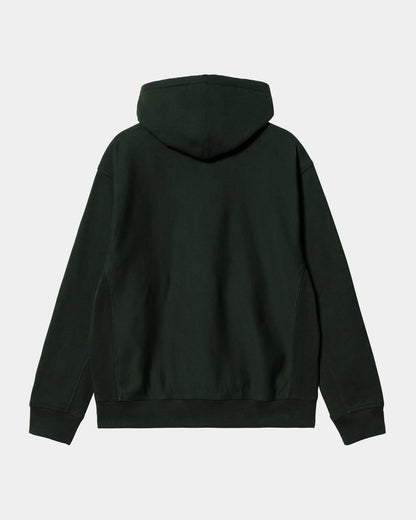 Carhartt WIP American Script Hoodie - Dark Cedar