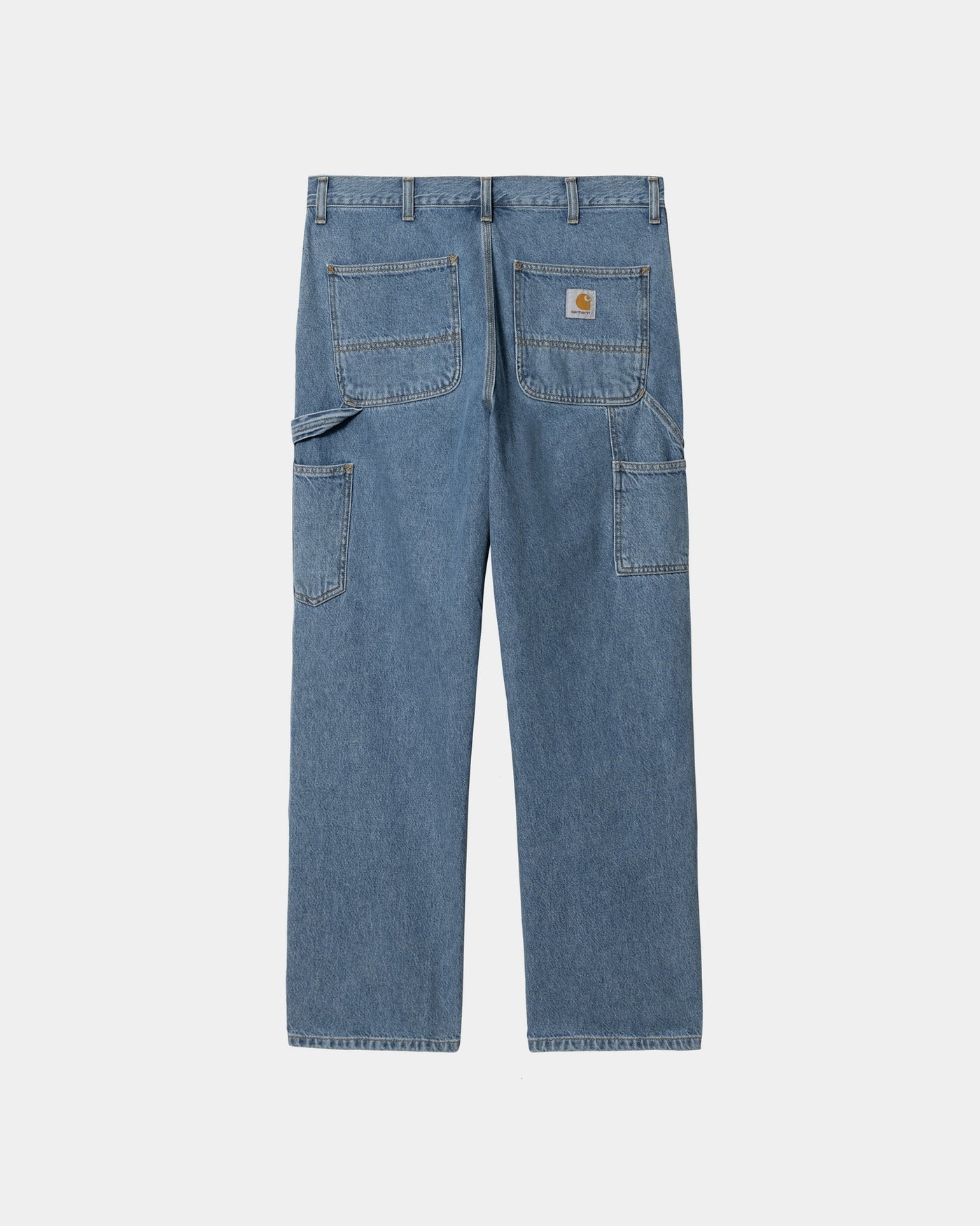 Carhartt WIP Double Knee Pant - Heavy Stone Washed Blue