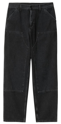 Carhartt WIP Double Knee Pant - Black Stone Washed
