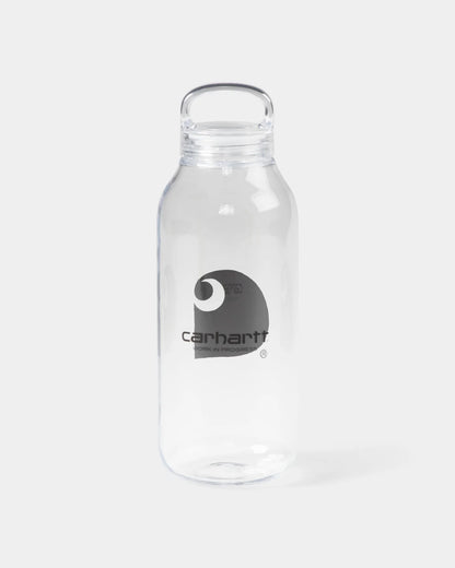 Carhartt WIP Logo Water Bottle - Clear