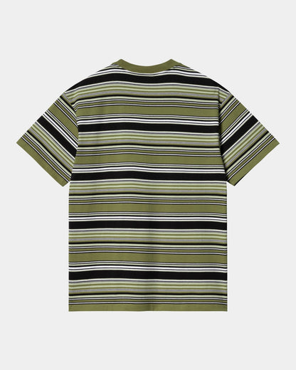 Carhartt WIP Lafferty Stripe Tee - Kiwi