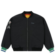 Load image into Gallery viewer, Dime Velcro Patch Bomber Jacket - Black