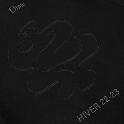 Dime Letterman Wool Jacket - Black