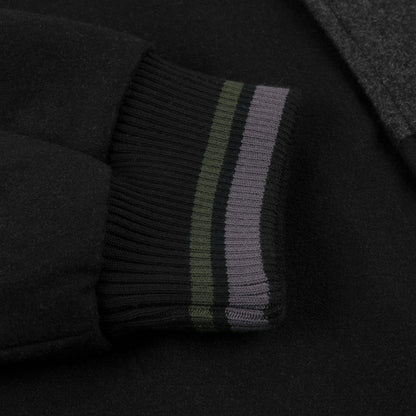 Dime Letterman Wool Jacket - Black
