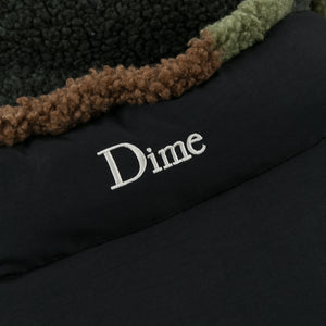 Dime Sherpa Puffer Jacket - Camo