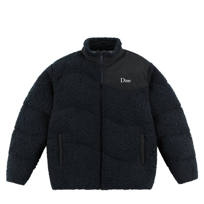 Dime Sherpa Puffer Jacket - Navy
