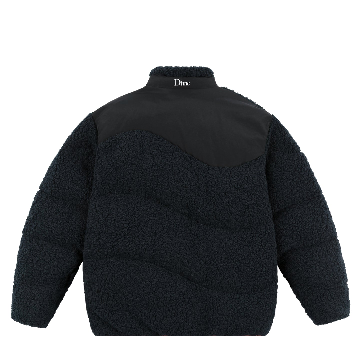 Dime Sherpa Puffer Jacket - Navy