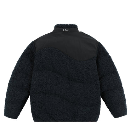 Dime Sherpa Puffer Jacket - Navy