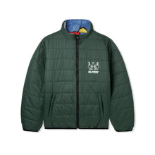 Load image into Gallery viewer, Butter Goods Jun Reversible Puffer Jacket - Army/Slate