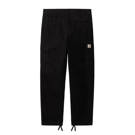 Carhartt WIP Keyto Cargo Pant - Black Heavy Stone Washed