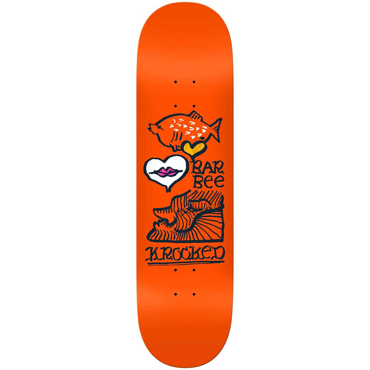 Krooked Barbee Love Deck - 8.5