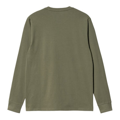 Carhartt WIP Longsleeve Pocket Tee - Seaweed