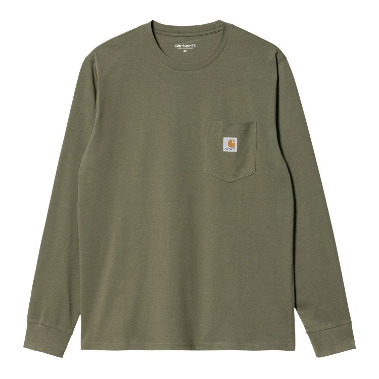 Carhartt WIP Longsleeve Pocket Tee - Seaweed