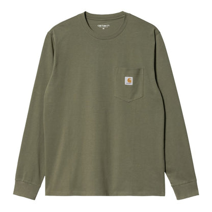 Carhartt WIP Longsleeve Pocket Tee - Seaweed