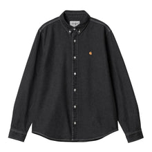 Load image into Gallery viewer, Carhartt WIP Weldon Shirt - Black Stone Washed