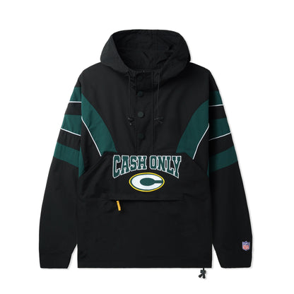 Cash Only League Anorak Jacket - Black / Forest