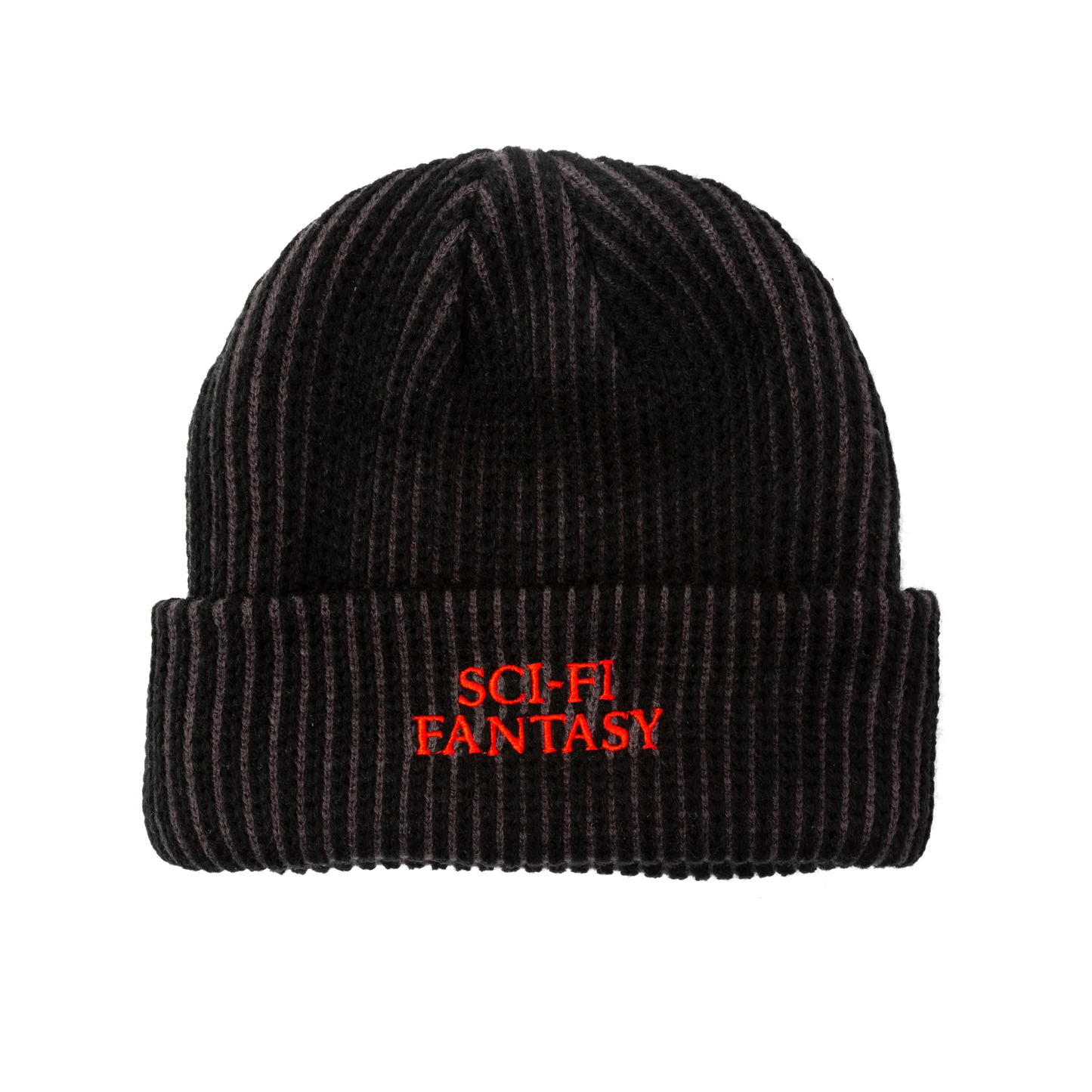 Sci-Fi Fantasy Logo Beanie - Black/Grey