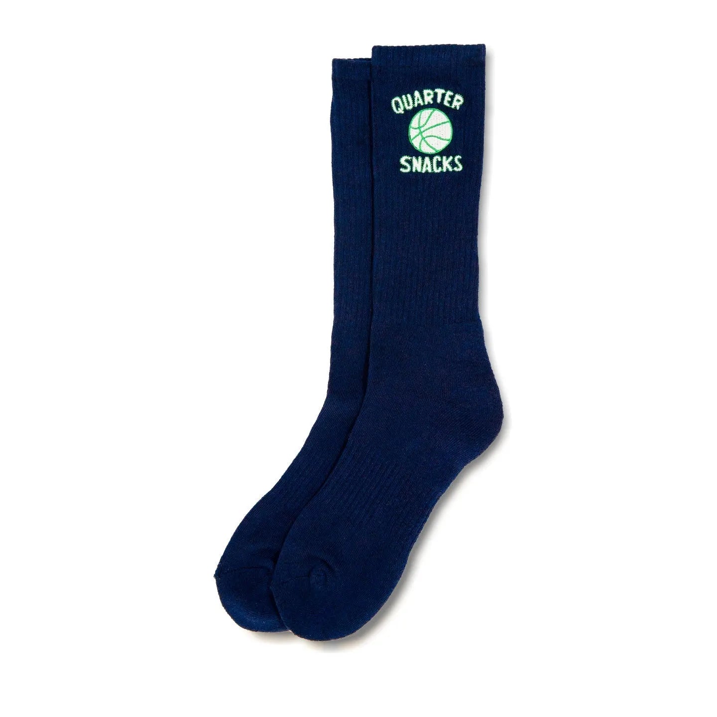 Quartersnacks Ball is Life Socks - Navy