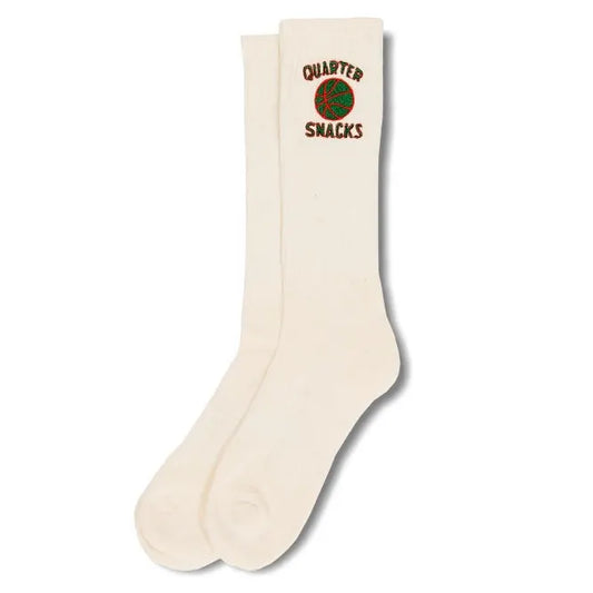 Quartersnacks Ball is Life Socks - Cream