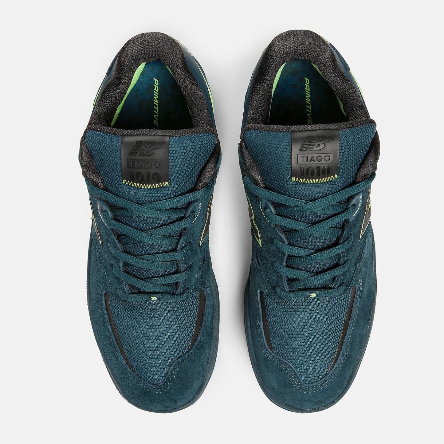 New Balance Numeric X Primitive Tiago 1010 - Deep Teal/Lime Green