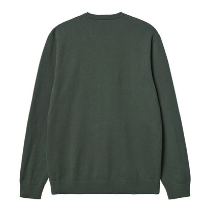 Carhartt WIP Madison Sweater - Hemlock Green/Pale Spearmint