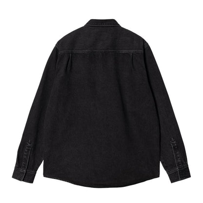 Carhartt WIP Monterey Shirt Jacket - Black Stone Washed