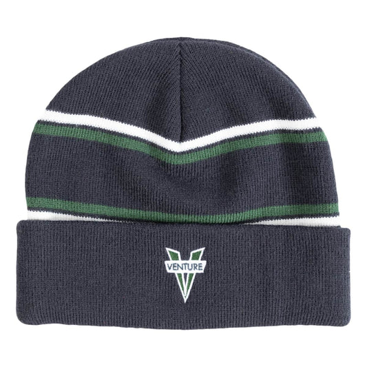 Venture Heritage Cuff Beanie - Navy/White/Dark Green