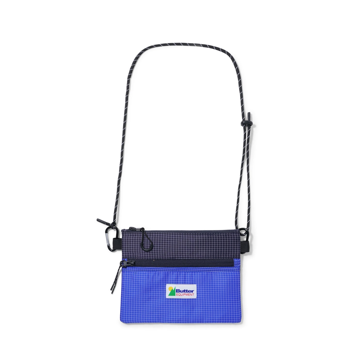 Butter Goods Panelled Ripstop Side Bag - Navy