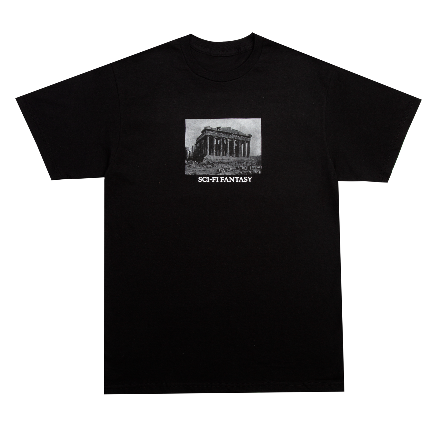 Sci-Fi Fantasy Parthenon Tee - Black