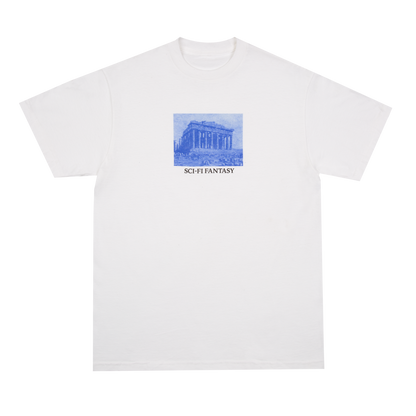 Sci-Fi Fantasy Parthenon Tee - White